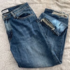 Flying Monkey Cropped Straight Jeans